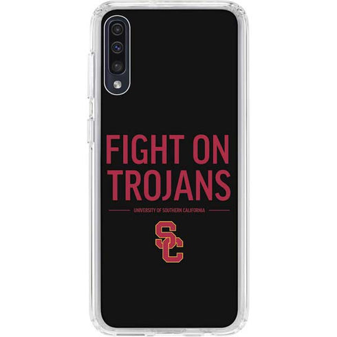University of Southern California Fight On Trojans Galaxy A50 Clear Case